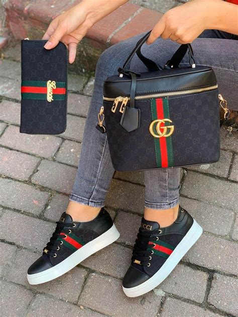 black gucci sneakers outfit.